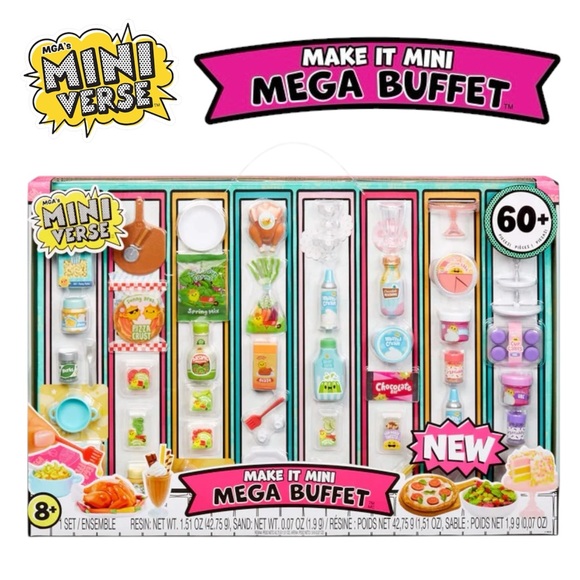 MGA's Miniverse Make It Mini Mega Buffet (60+ Pieces) - Picture 1 of 8